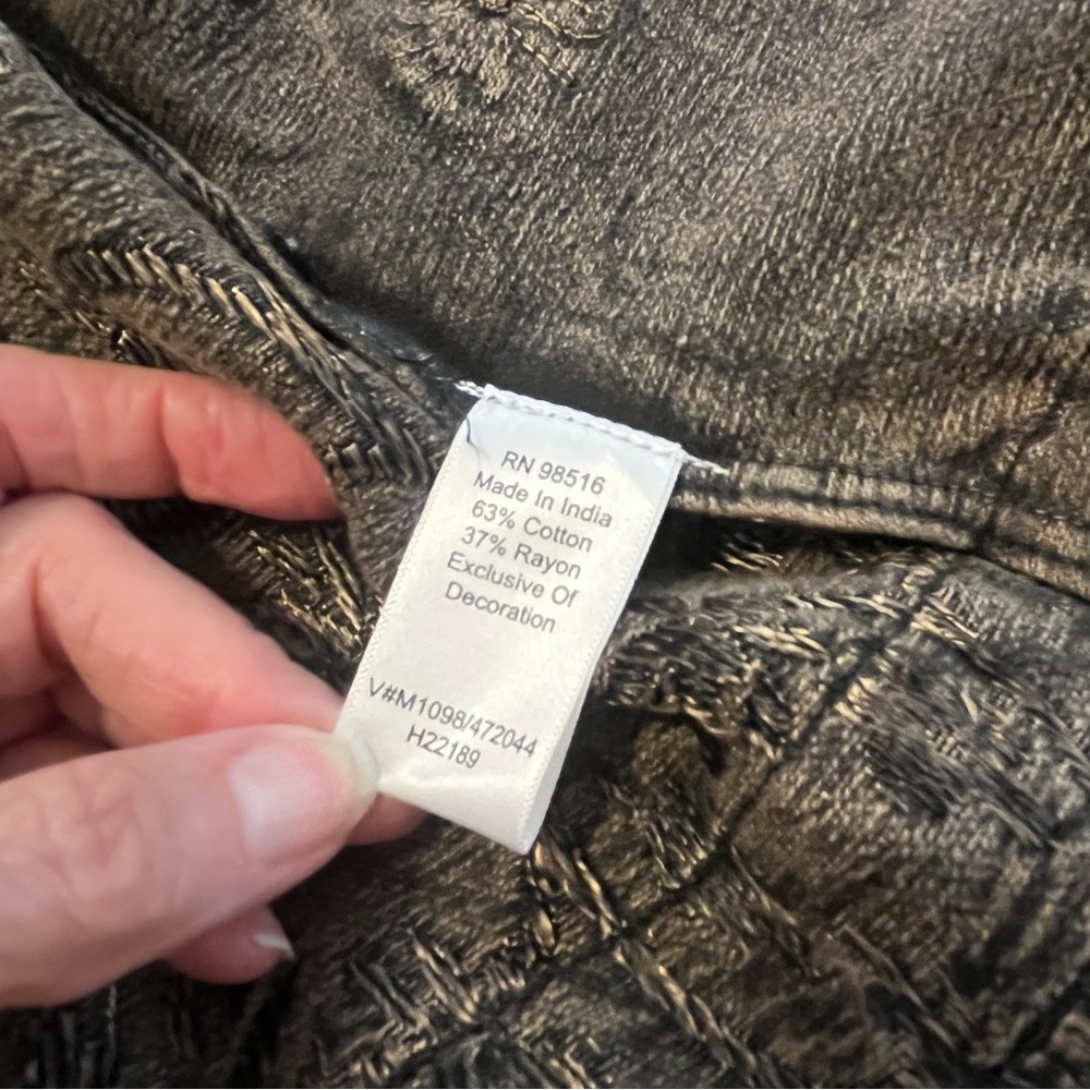 Coldwater Creek Women’s Bronze Sheen Embroidered Jacket Size‎ Large - Picture 15 of 16